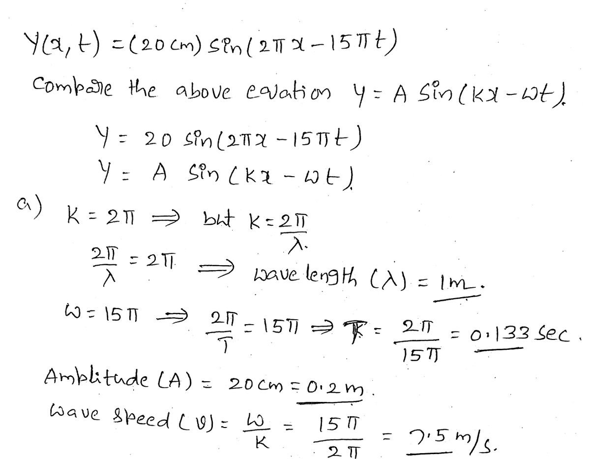 Physics homework question answer, step 1, image 1